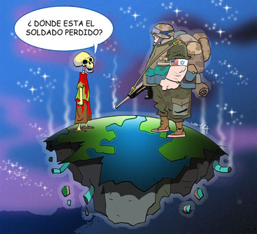 Lo del soldado era una excusa.